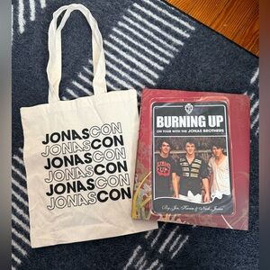 Jonas Brothers Burning Up Book